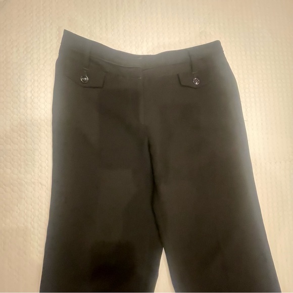 WHBM. Sz 4. Black Legacy Wide Leg Pant. Classic lightweight. Wardrobe essential - Picture 10 of 17